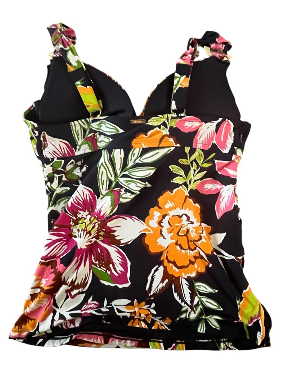 NWOT Anne Cole Swimsuit Tankini 32DD / 34D Padded Underwire Bra Support - Picture 3 of 10